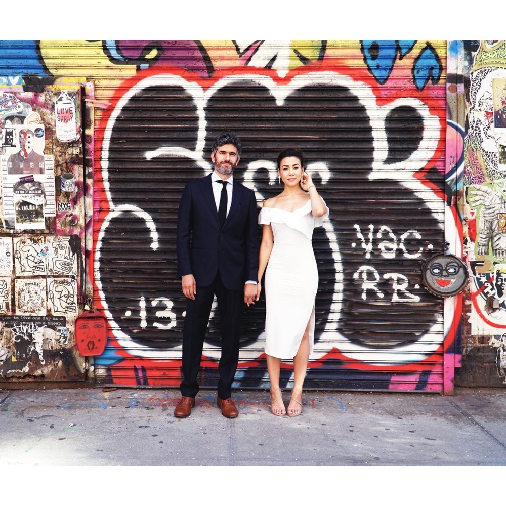 DAYLIGHT Ruffle Off The Shoulder White Dress